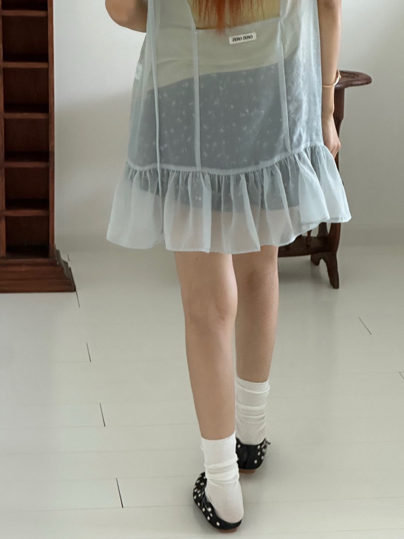 ZEROZERO韓國直郵實拍女裝新款推薦26春夏連衣裙不含內搭層疊ZEROZERO連衣裙