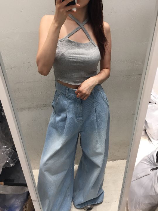 mars韓國東大門直郵女裝新品26春夏26夏季職業時尚吊帶背心mars吊帶/背心