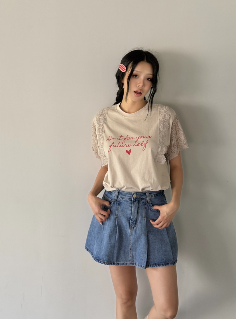 LOVABLE-L東大門實拍韓國女裝新品時尚職業休閑人氣26夏季T恤LOVABLE-LT恤