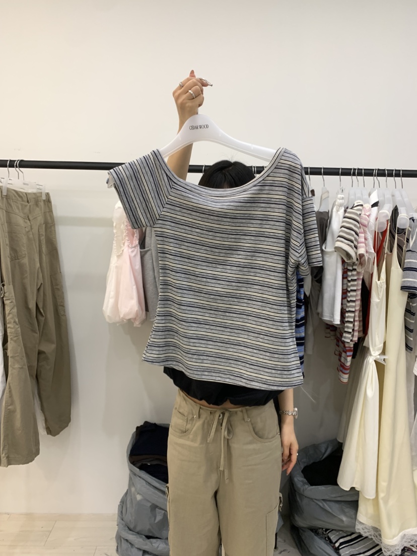 CEDARWOOD韓國直郵女士新款時尚人氣職業推薦26夏季熱賣T恤CEDAR WOODT恤圖色1