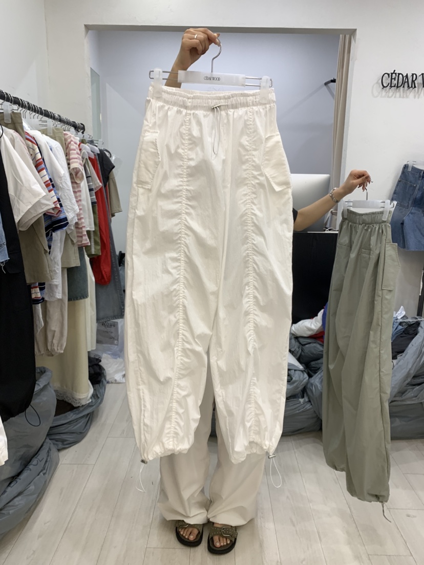 CEDARWOOD韓國代購女士新款熱賣推薦人氣時尚26春夏休閑褲CEDAR WOOD休閑褲圖色1
