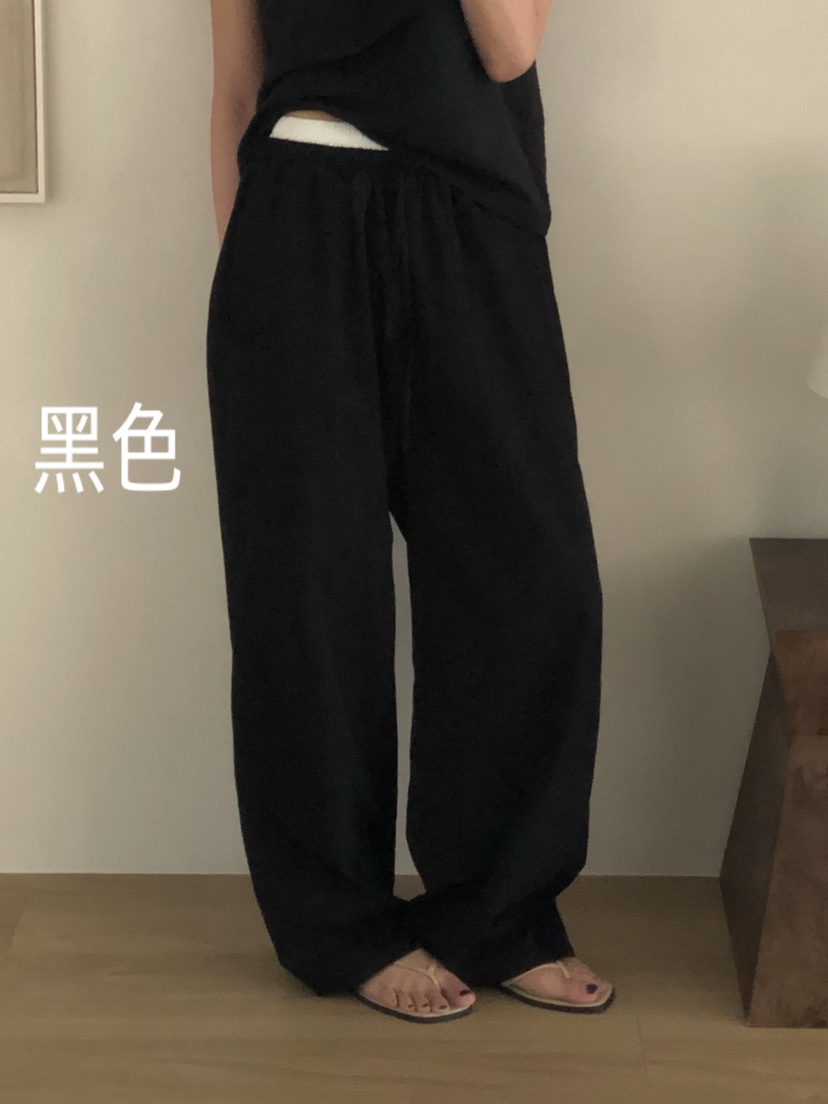 ONDO-P韓國代購女裝新款26夏季職業推薦休閑時尚休閑褲腰帶ONDO-P休閑褲圖色4