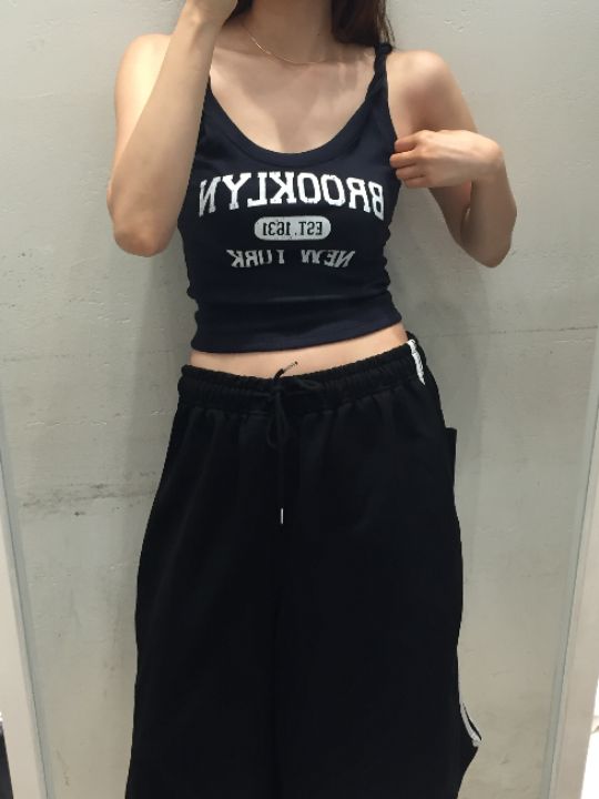 mars韓國直郵實拍女裝新款職業熱賣26春夏26夏季吊帶背心無袖mars吊帶/背心