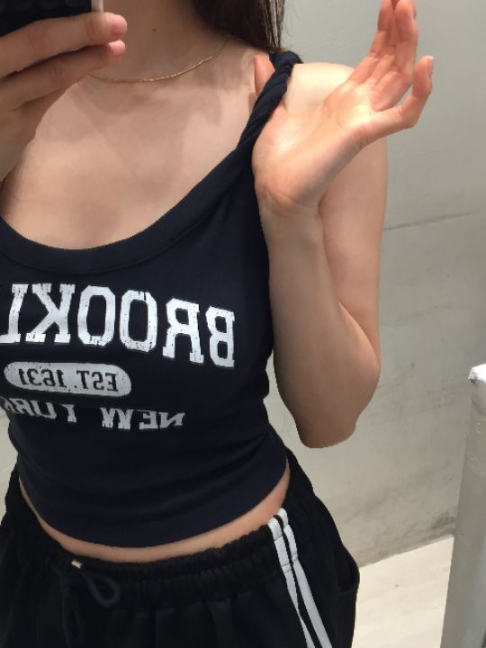 mars韓國直郵實拍女裝新款職業熱賣26春夏26夏季吊帶背心無袖mars吊帶/背心