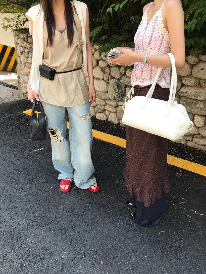 ESCHER韓國直郵女士新款26夏季人氣推薦熱賣休閑吊帶背心BLESCHER吊帶/背心