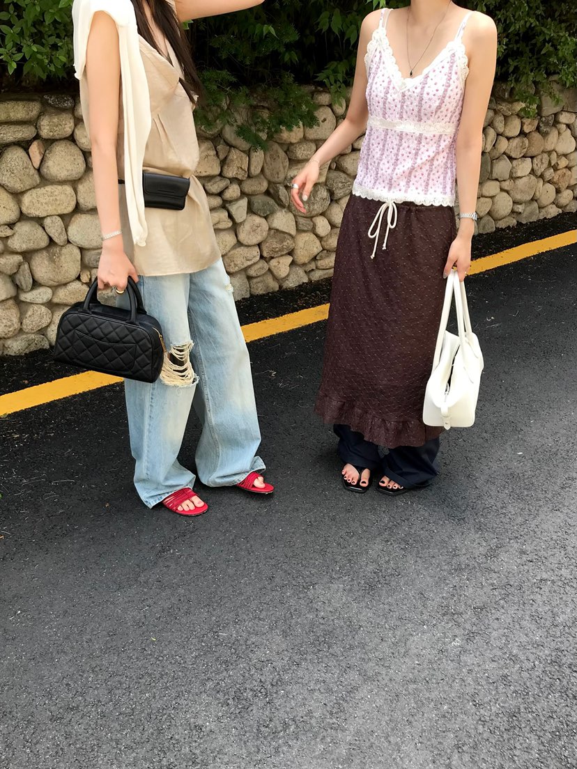ESCHER韓國直郵女士新款26夏季人氣推薦熱賣休閑吊帶背心BLESCHER吊帶/背心
