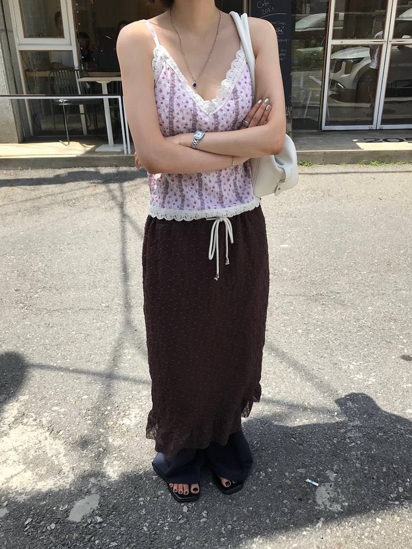 ESCHER韓國直郵女士新款26夏季人氣推薦熱賣休閑吊帶背心BLESCHER吊帶/背心