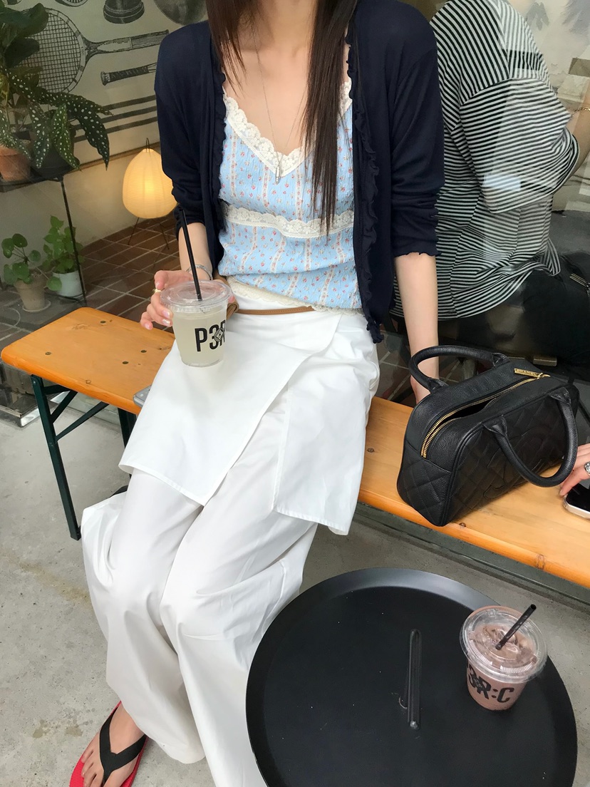 ESCHER韓國直郵女士新款26夏季人氣推薦熱賣休閑吊帶背心BLESCHER吊帶/背心