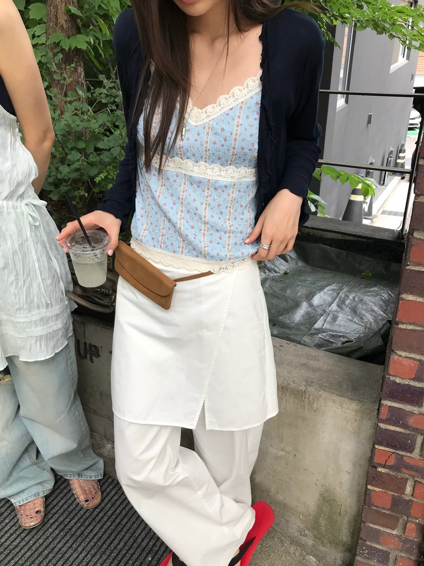 ESCHER韓國直郵女士新款26夏季人氣推薦熱賣休閑吊帶背心BLESCHER吊帶/背心