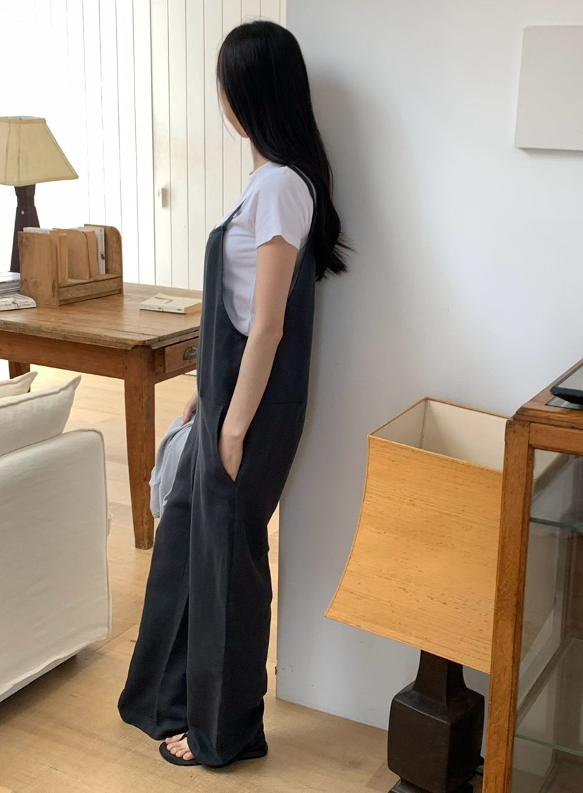 BINUS韓國直郵實拍女裝新品熱賣時尚職業休閑背帶褲不含內搭BINUS背帶褲