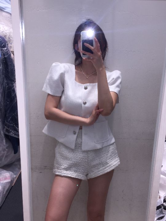 mars韓國東大門直郵女士新款26夏季26春夏西裝西服粗花呢mars西裝/西服