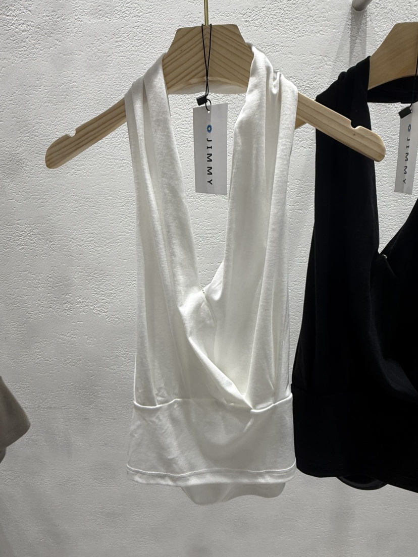 JIMMY東大門實拍韓國女裝新品推薦人氣熱賣職業吊帶背心褶皺JIMMY/REMAKE吊帶/背心圖色2