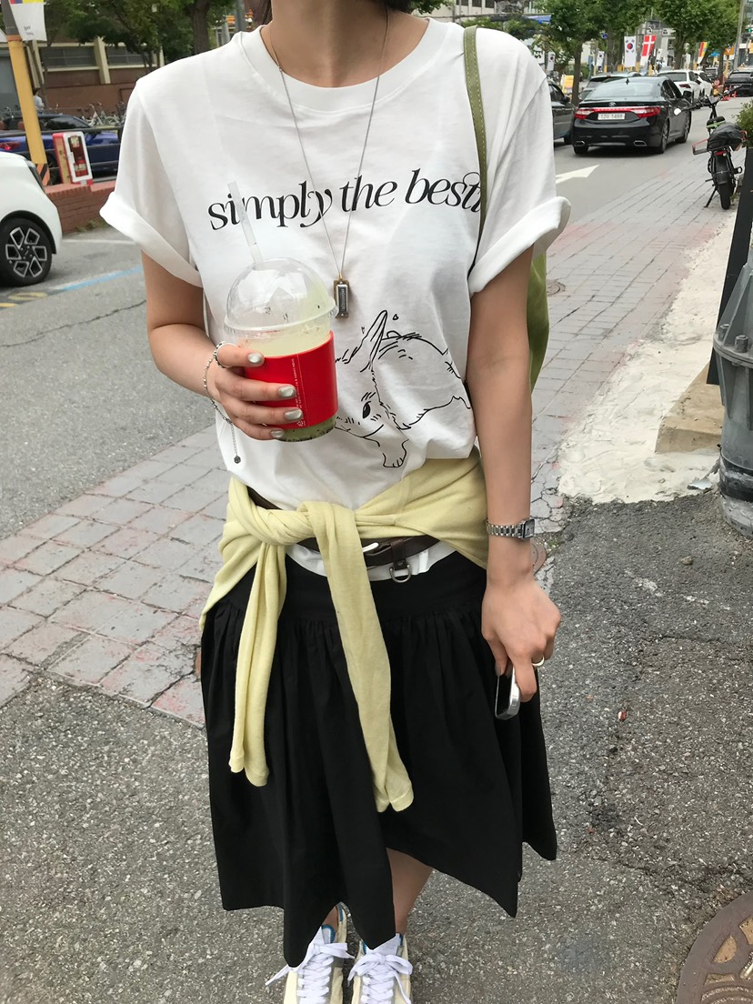 ESCHER韓國直郵實拍女士新款推薦時尚26夏季職業休閑T恤羊毛ESCHERT恤