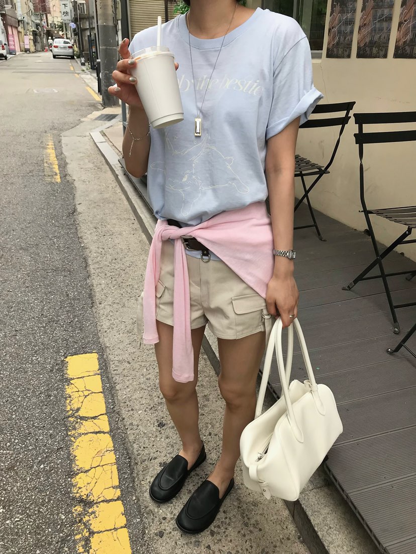 ESCHER韓國直郵實拍女士新款推薦時尚26夏季職業休閑T恤羊毛ESCHERT恤