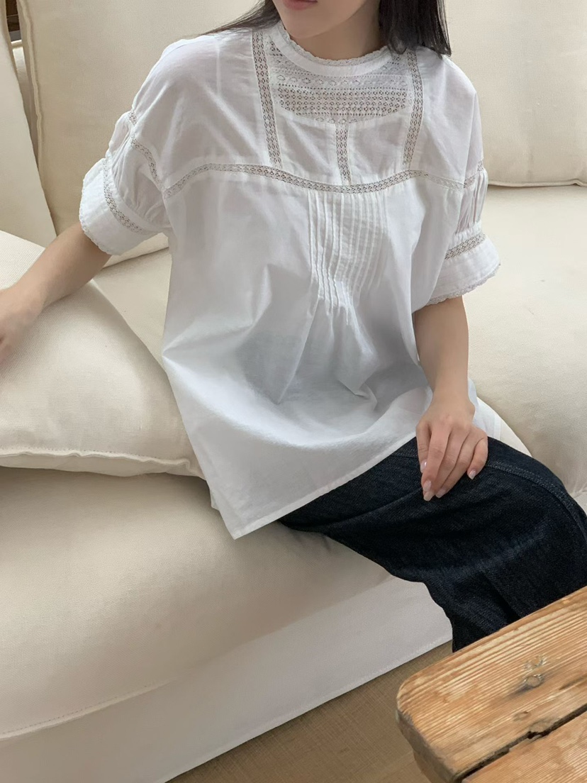 BINUS韓國東大門直郵女裝新款休閑時尚職業人氣襯衫蕾絲衫BINUS襯衫/蕾絲衫
