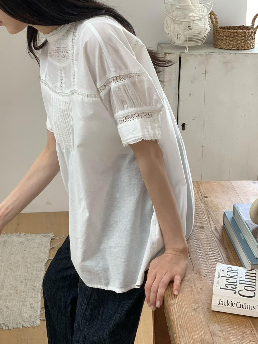 BINUS韓國東大門直郵女裝新款休閑時尚職業人氣襯衫蕾絲衫BINUS襯衫/蕾絲衫