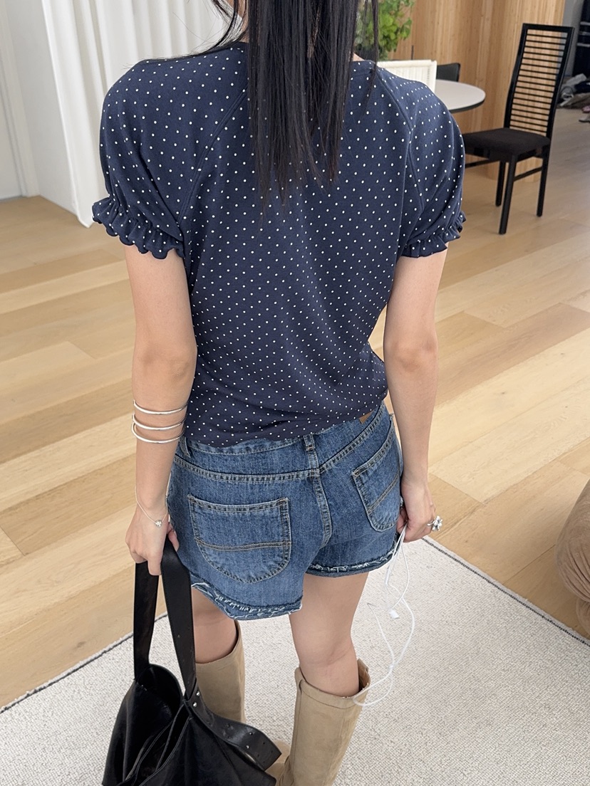 SUNDER MARKET韓國東大門直郵女裝新品職業時尚26夏季T恤SUNDER MARKETT恤