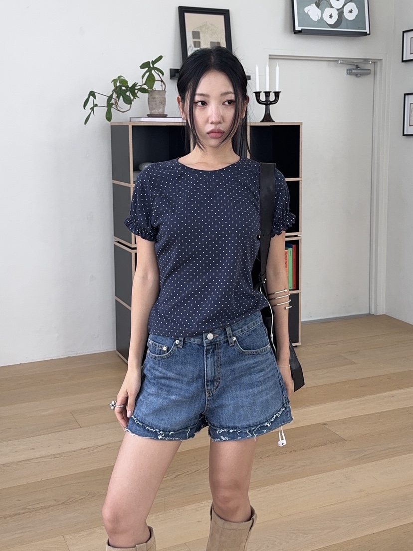 SUNDER MARKET韓國東大門直郵女裝新品職業時尚26夏季T恤SUNDER MARKETT恤