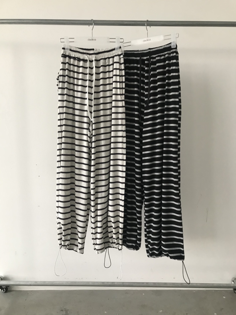 CEDARWOOD韓國東大門代購女士新品26春夏時尚休閑褲條紋運動CEDAR WOOD休閑褲