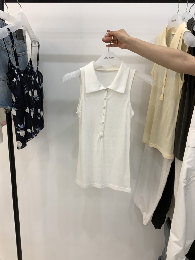 CEDARWOOD韓國代購女士新品26夏季時尚熱賣推薦休閑吊帶背心CEDAR WOOD吊帶/背心圖色3