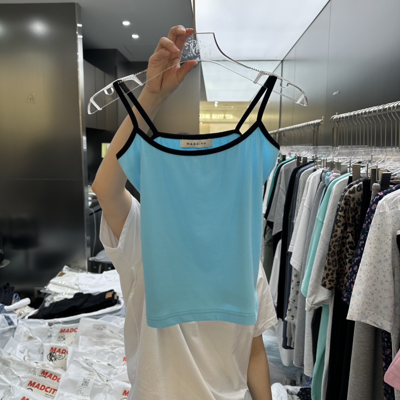 MADCITY/SAGAFURS韓國東大門直郵女裝新品職業吊帶背心無袖MADCITY/SAGAFURS吊帶/背心圖色2