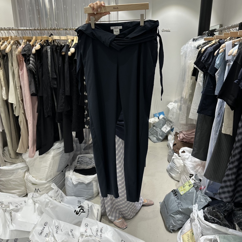 GREEK東大門實拍韓國女裝新品熱賣26夏季26春夏休閑休閑褲GREEK休閑褲圖色1