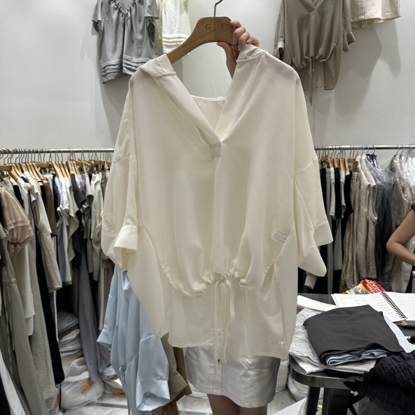 G.I-L東大門實拍韓國女裝新品推薦26春夏職業襯衫蕾絲衫G.I-L襯衫/蕾絲衫圖色1