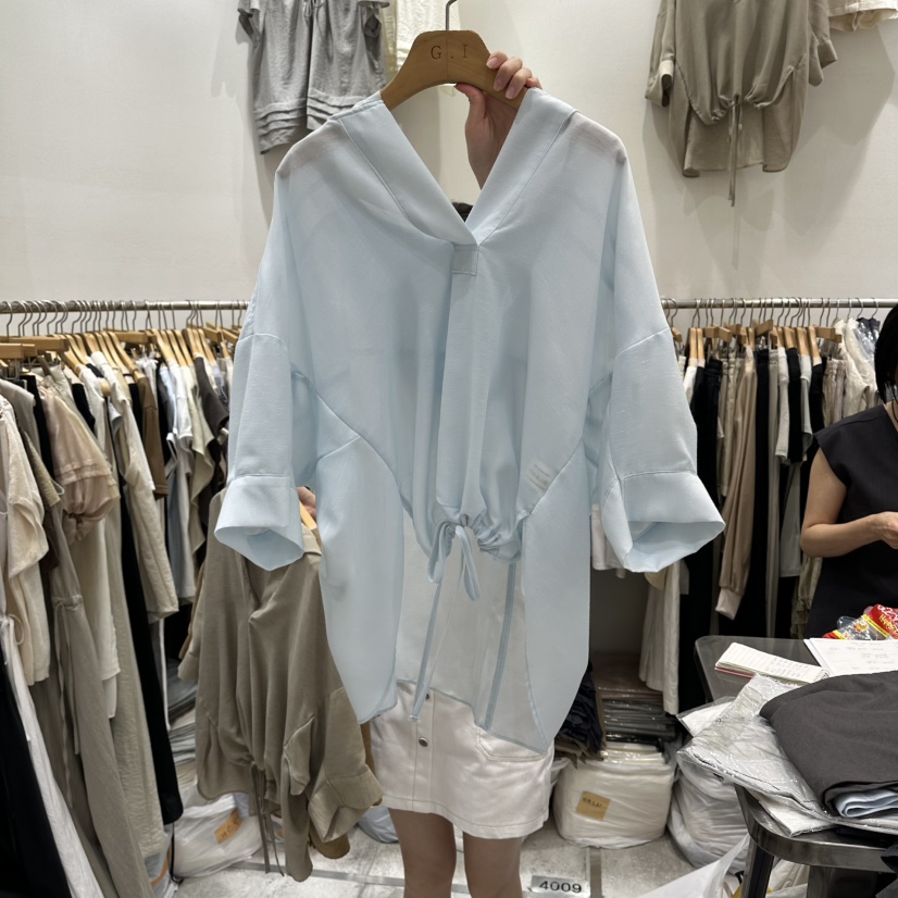 G.I-L東大門實拍韓國女裝新品推薦26春夏職業襯衫蕾絲衫G.I-L襯衫/蕾絲衫圖色2