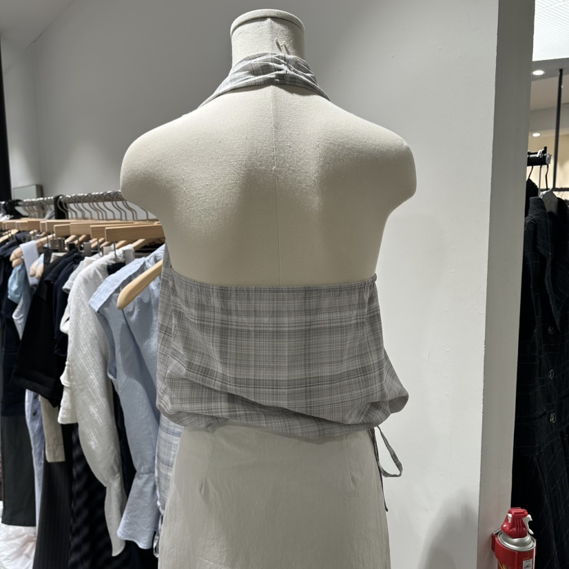GREEK韓國東大門代購女士新款26夏季熱賣職業吊帶背心BL亞麻GREEK吊帶/背心