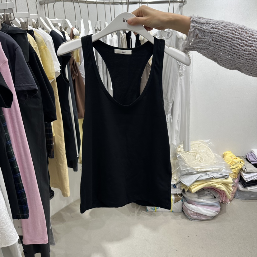 INNI韓國東大門直郵女士新品26夏季時尚26春夏吊帶背心無袖Minni吊帶/背心圖色3