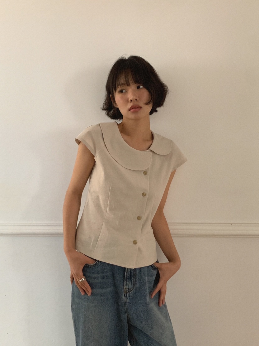 MOSMOS韓國代購女裝新品休閑26夏季26春夏職業襯衫蕾絲衫BLMOSMOS襯衫/蕾絲衫