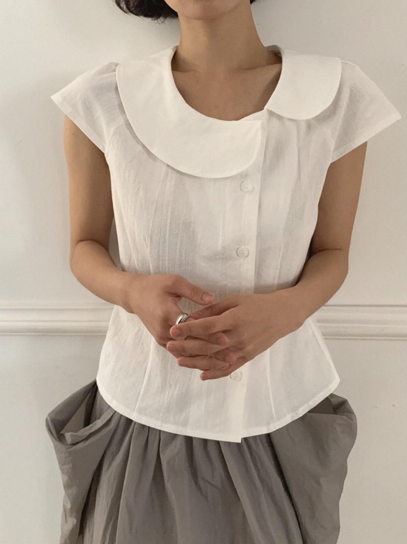 MOSMOS韓國代購女裝新品休閑26夏季26春夏職業襯衫蕾絲衫BLMOSMOS襯衫/蕾絲衫