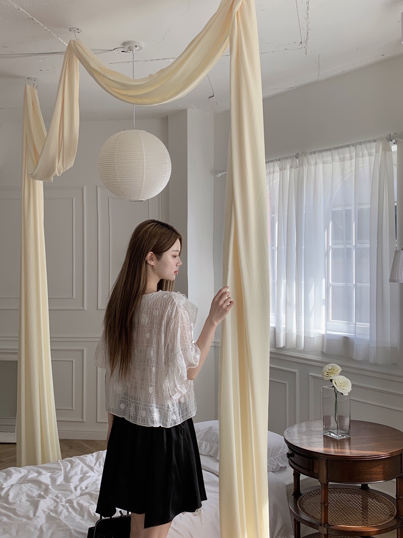 MAISONDEGLORY韓國代購女士新品26春夏職業人氣襯衫蕾絲衫MAISON DE GLORY襯衫/蕾絲衫