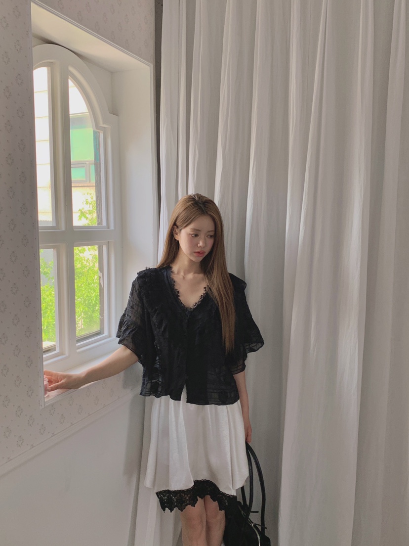 MAISONDEGLORY韓國代購女士新品26春夏職業人氣襯衫蕾絲衫MAISON DE GLORY襯衫/蕾絲衫