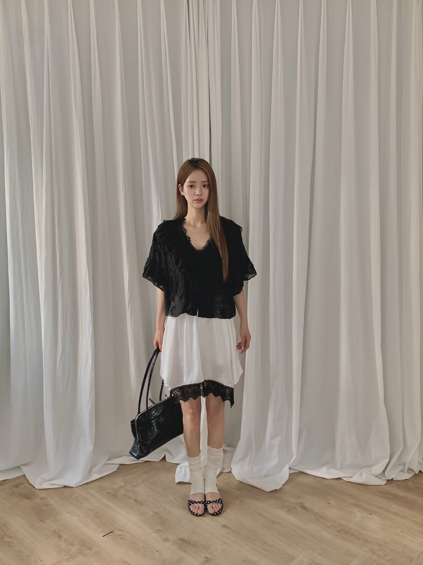 MAISONDEGLORY韓國代購女士新品26春夏職業人氣襯衫蕾絲衫MAISON DE GLORY襯衫/蕾絲衫