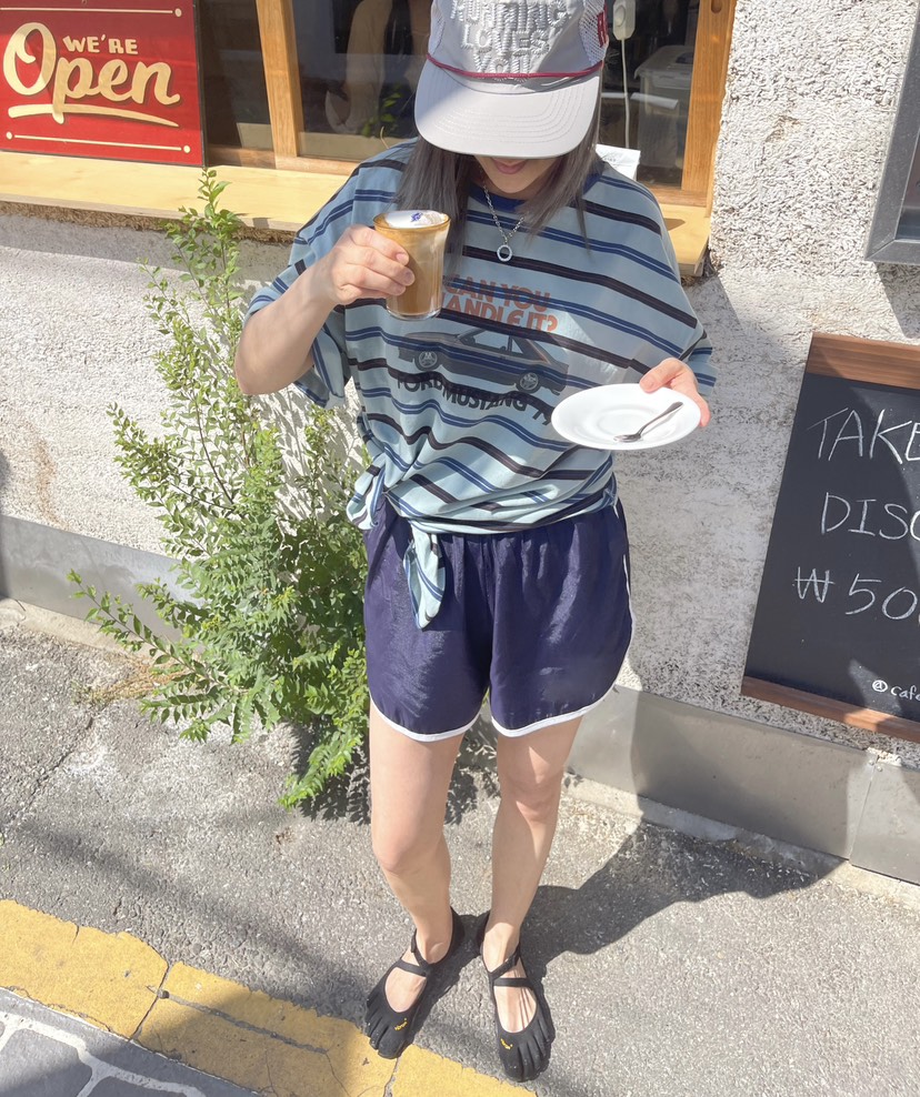 CRACKERS韓國代購女士新款人氣時尚職業休閑26夏季T恤復古CRACKERST恤