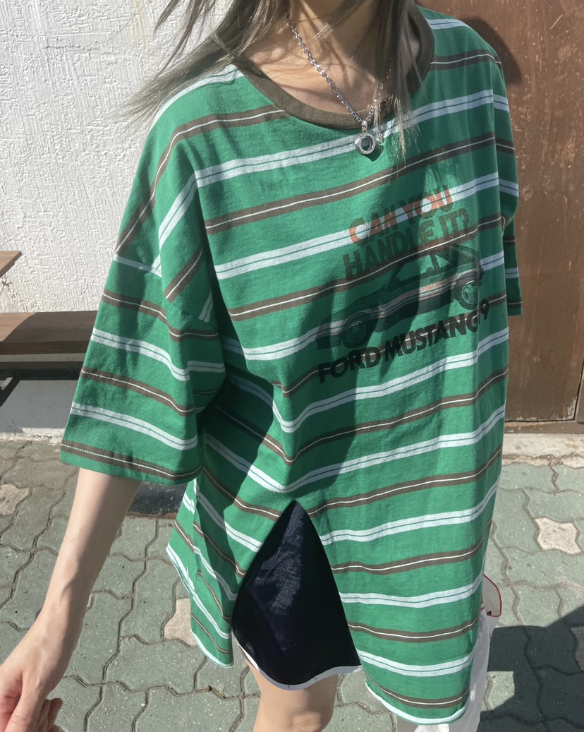 CRACKERS韓國代購女士新款人氣時尚職業休閑26夏季T恤復古CRACKERST恤