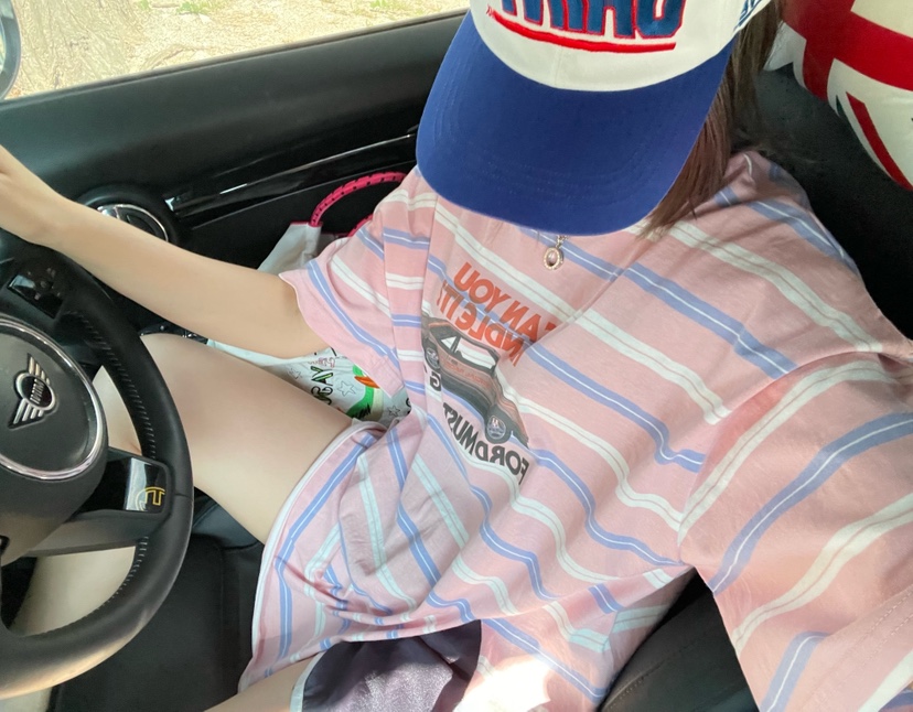 CRACKERS韓國代購女士新款人氣時尚職業休閑26夏季T恤復古CRACKERST恤