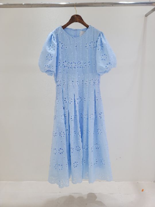 CATS韓國東大門代購女裝新品熱賣26春夏26夏季連衣裙褶皺CAT.S連衣裙圖色1