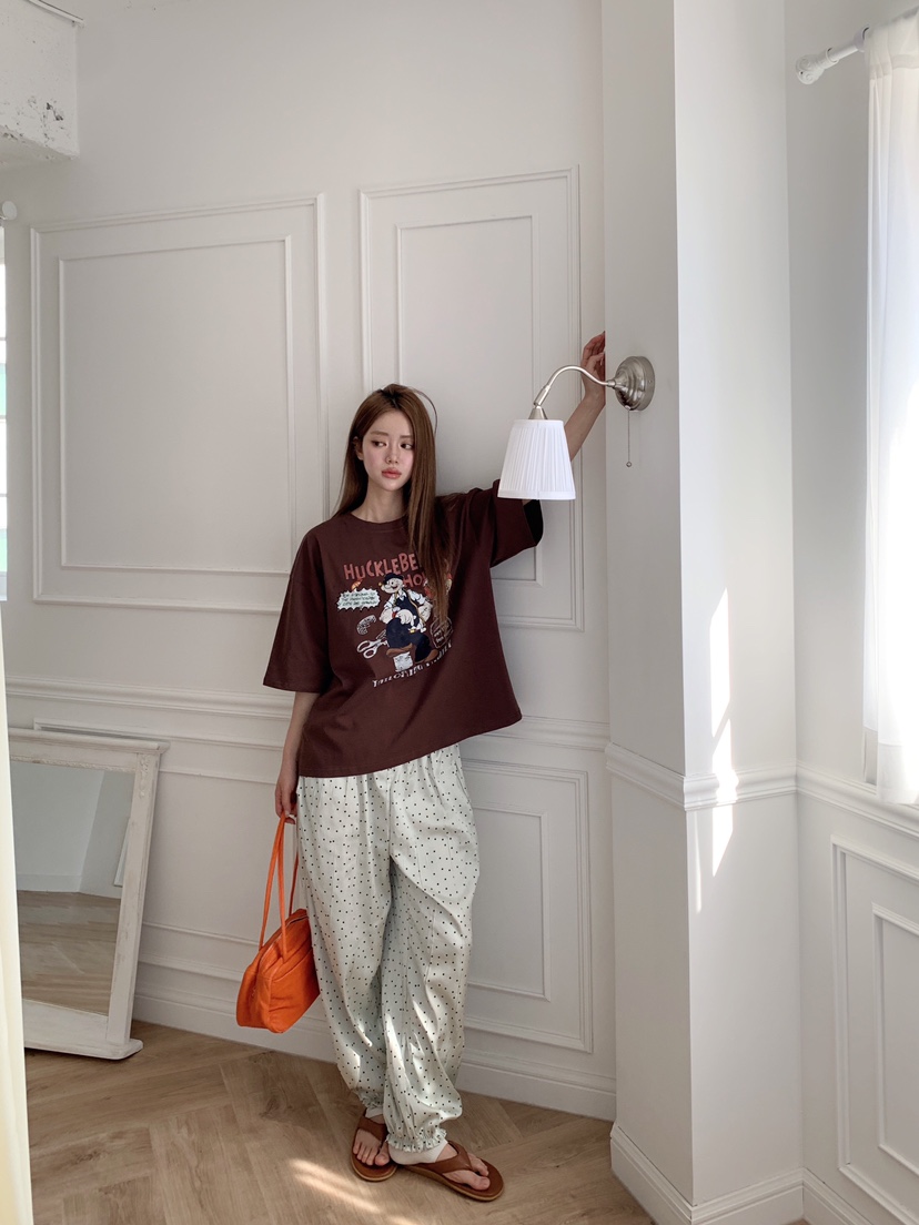 MAISONDEGLORY東大門實拍韓國女士新品休閑26夏季T恤大力水手MAISON DE GLORYT恤