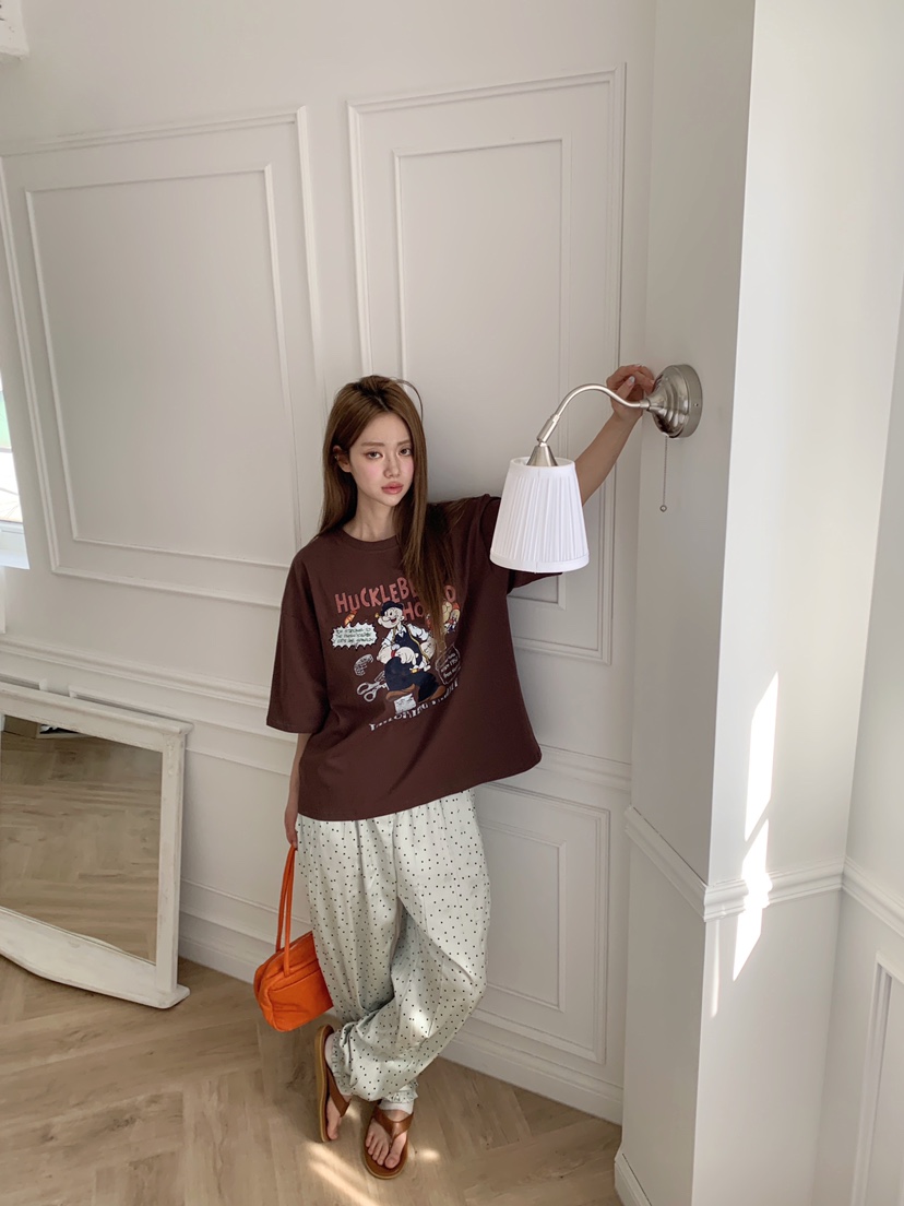 MAISONDEGLORY東大門實拍韓國女士新品休閑26夏季T恤大力水手MAISON DE GLORYT恤