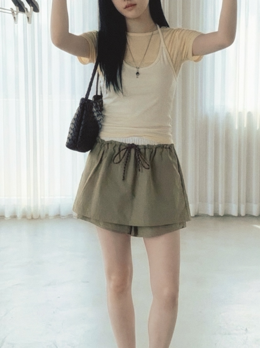 BEFORE SUNRISE韓國代購女裝新款26夏季推薦熱賣T恤假兩件BEFORE SUNRISET恤