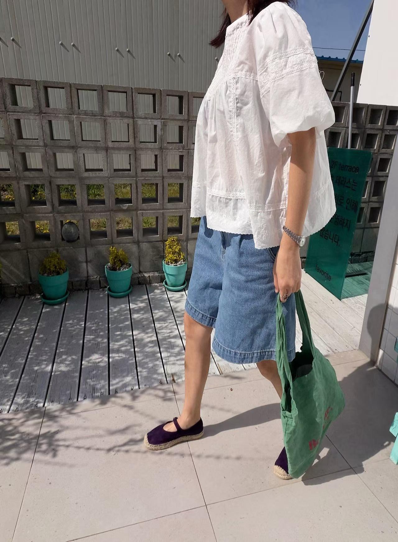 LAGRASS韓國東大門代購女裝新款職業人氣26夏季襯衫蕾絲衫LAGRASS襯衫/蕾絲衫