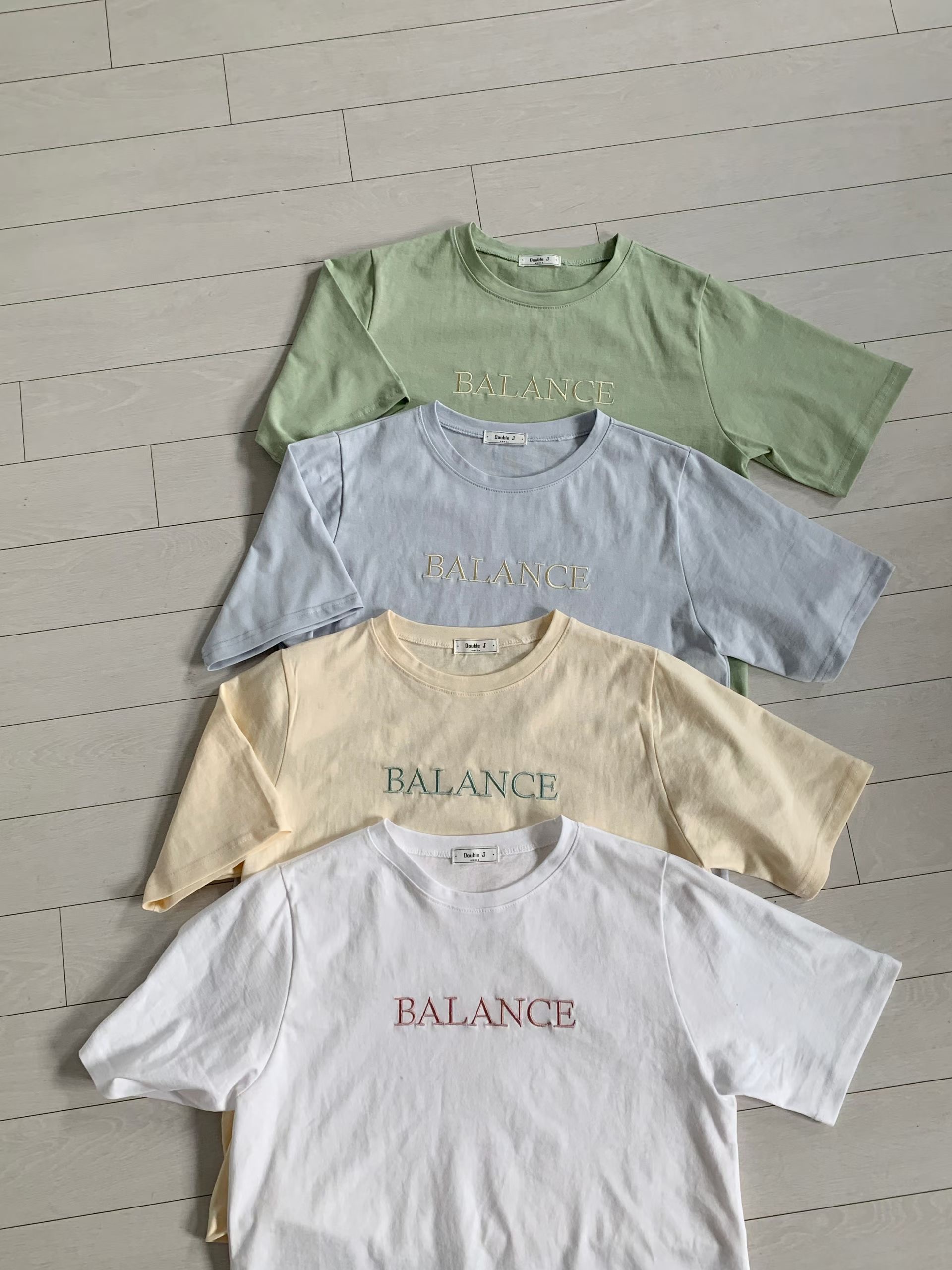 TDOUBLEJ東大門實拍韓國女士新品26夏季推薦熱賣職業T恤刺繡TDOUBLEJT恤