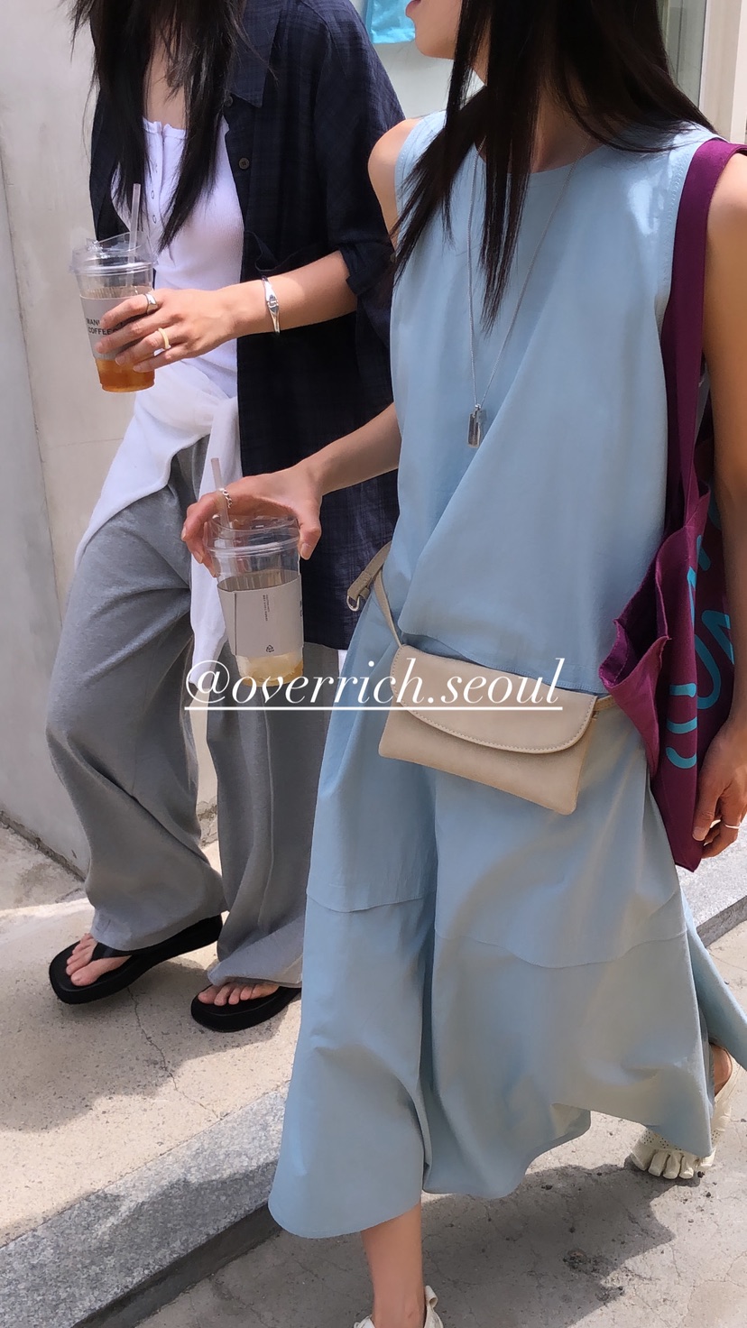 OVER RICH東大門實拍韓國女裝新品26夏季休閑熱賣連衣裙OVER RICH連衣裙