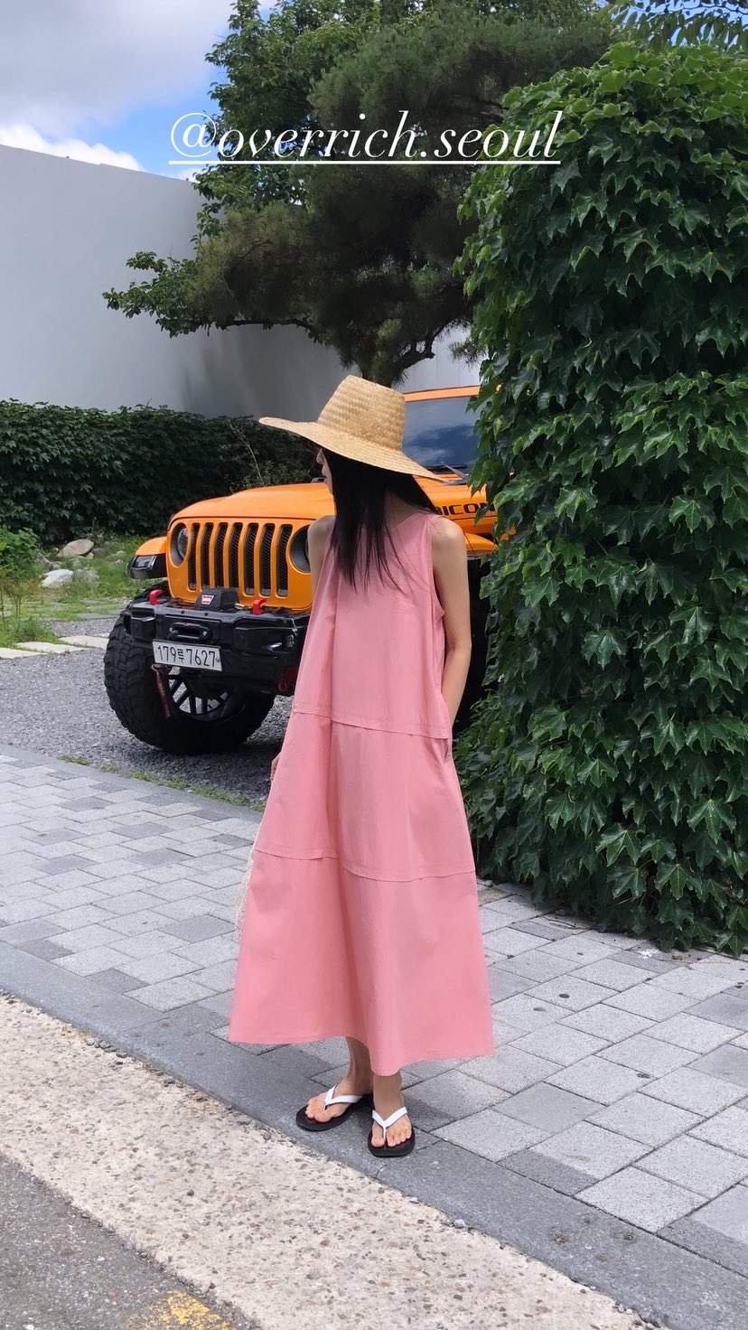 OVER RICH東大門實拍韓國女裝新品26夏季休閑熱賣連衣裙OVER RICH連衣裙