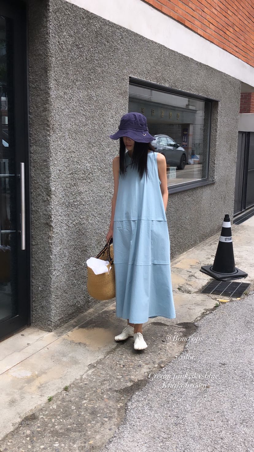 OVER RICH東大門實拍韓國女裝新品26夏季休閑熱賣連衣裙OVER RICH連衣裙