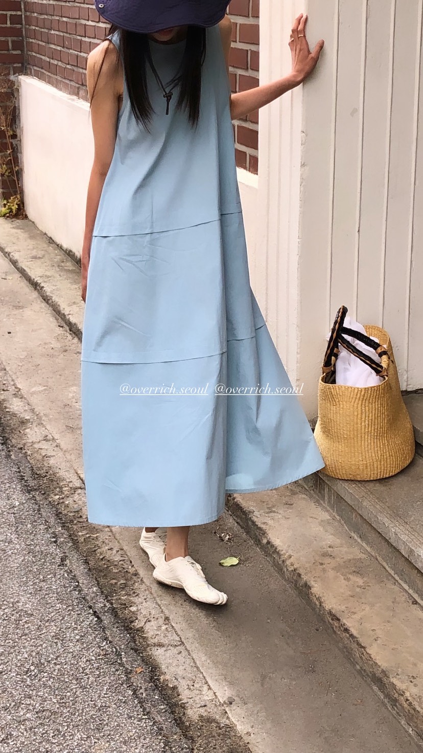 OVER RICH東大門實拍韓國女裝新品26夏季休閑熱賣連衣裙OVER RICH連衣裙