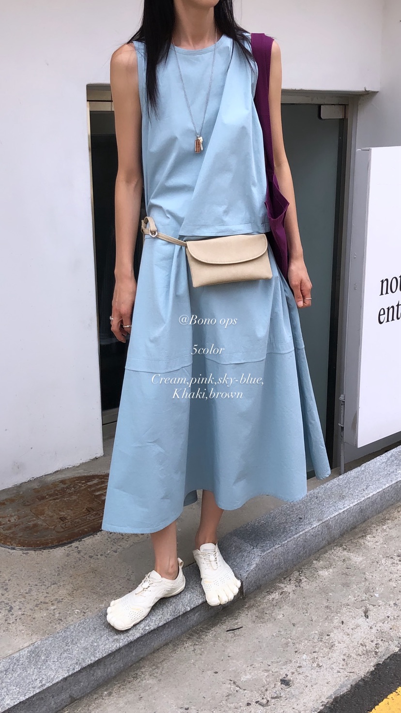 OVER RICH東大門實拍韓國女裝新品26夏季休閑熱賣連衣裙OVER RICH連衣裙