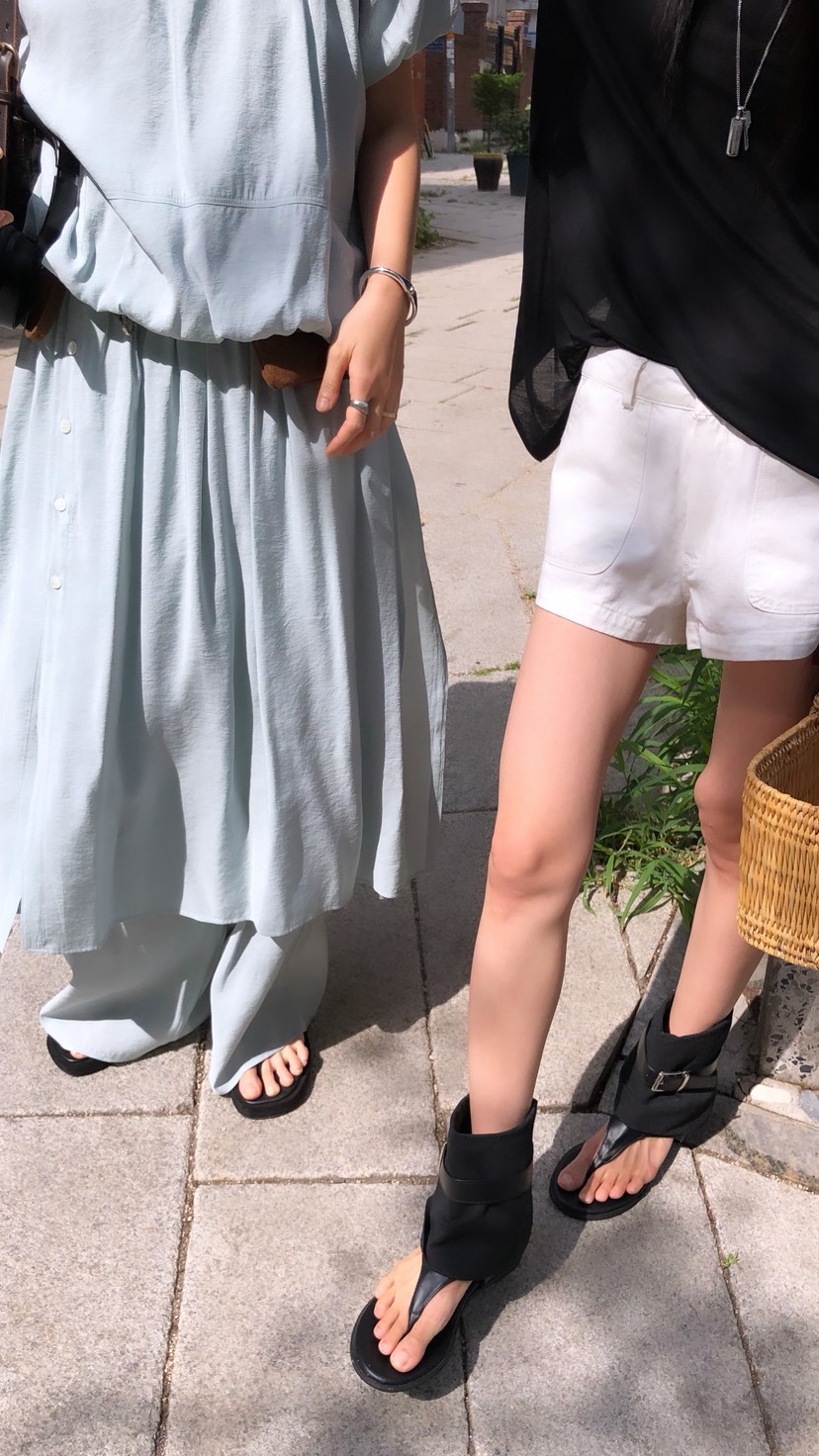 OVER RICH韓國東大門直郵女士新款26春夏26夏季時尚休閑褲OVER RICH休閑褲